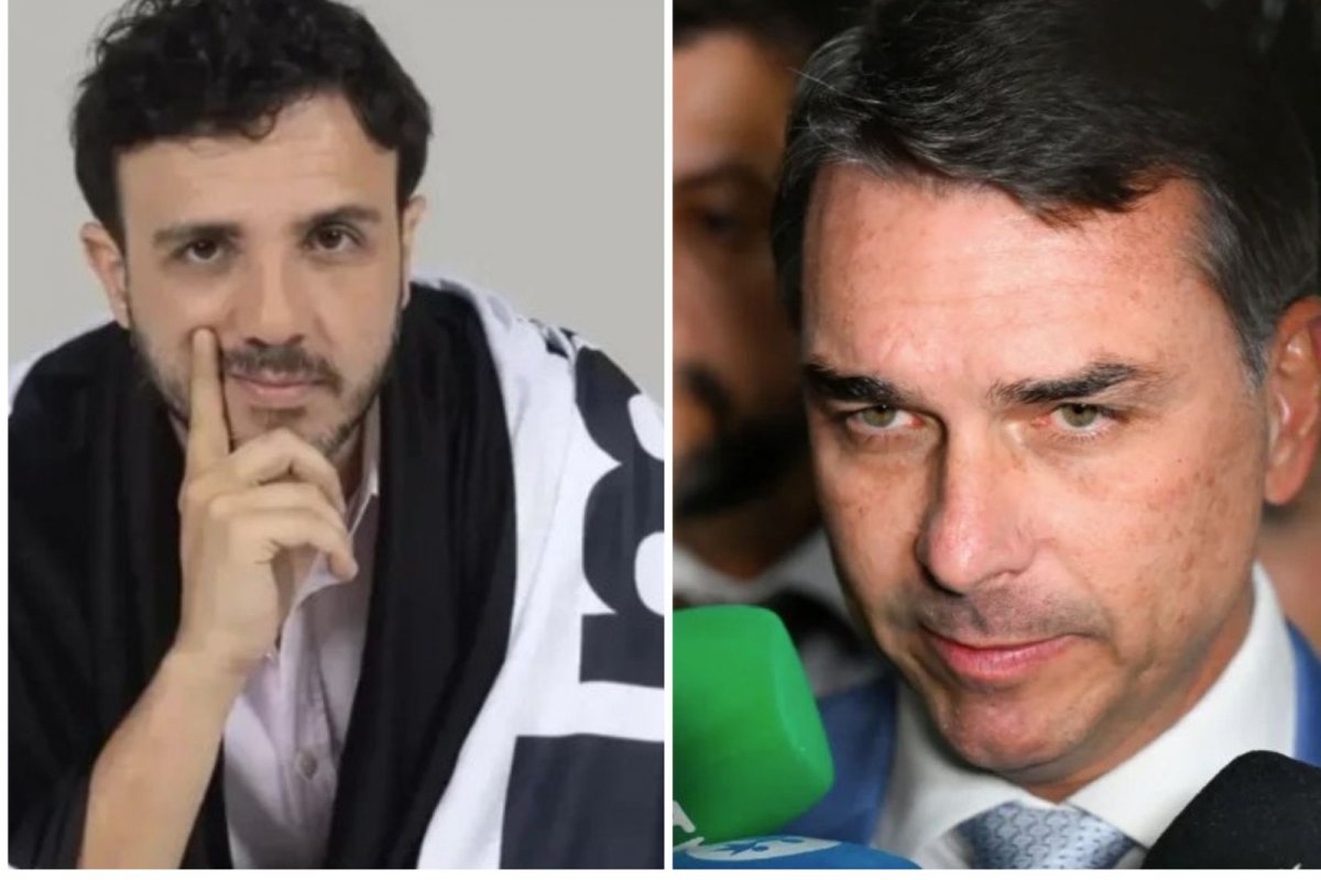 Flávio Bolsonaro só irá a debates em que Renan Santos, do MBL, não esteja presente, diz coluna