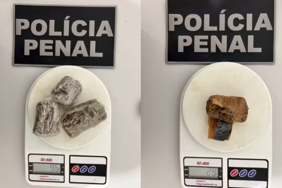 Duas mulheres são presas em flagrante após tentar entrar no presídio com drogas nas partes íntimas