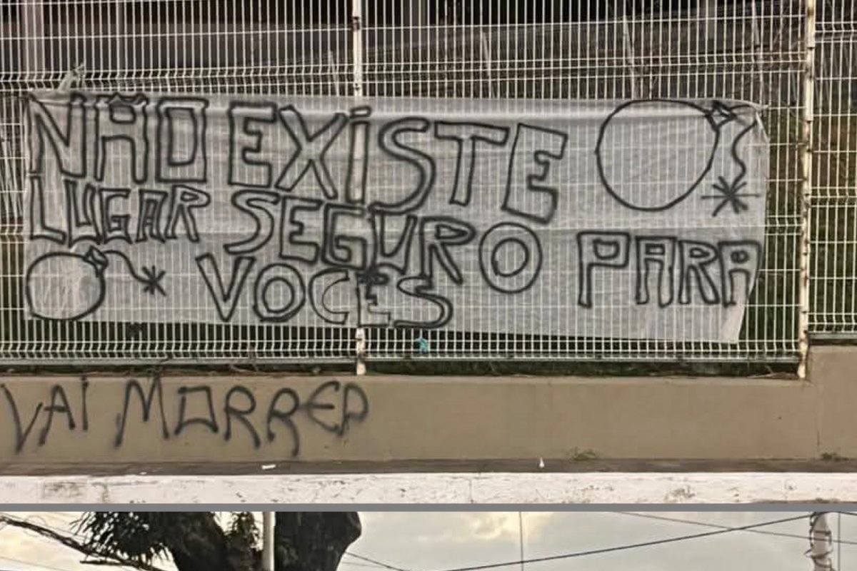 'Vai morrer': faixas com ameaças a Ceni e jogadores do Bahia são penduradas ao redor da Fonte Nova