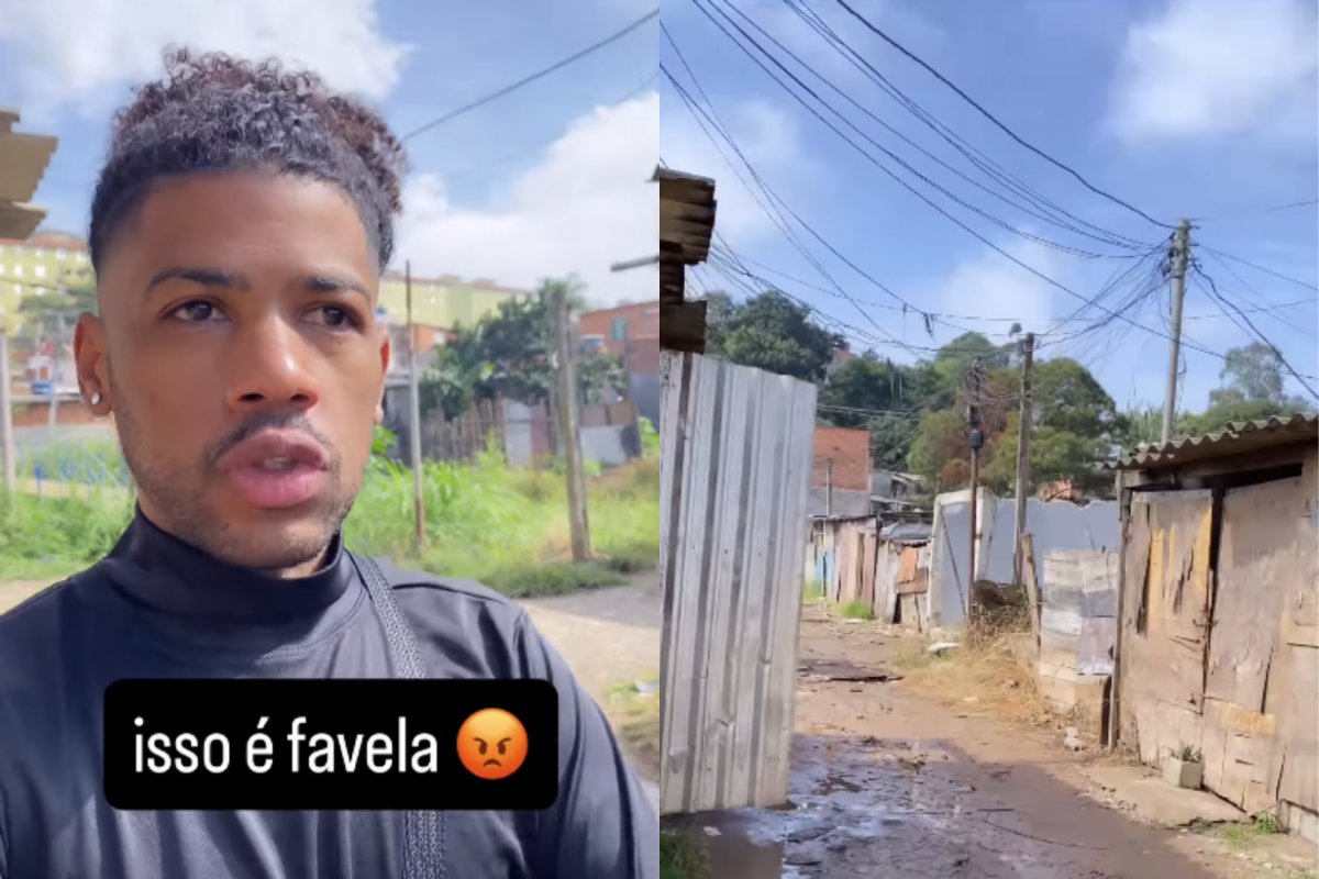 VÍDEO: Influenciador desabafa sobre rotina na favela e critica romantização: ‘Vem morar aqui’