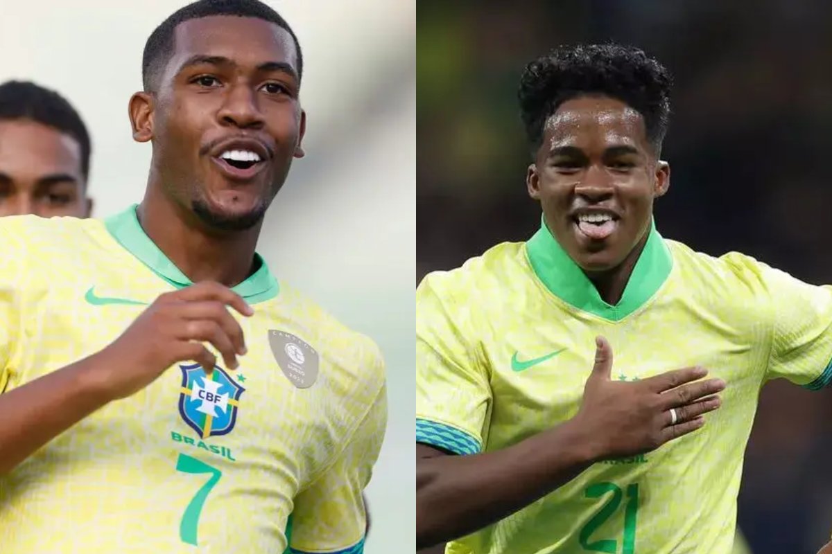 Endrick e Rayan são os mais jovens convocados pelo Brasil para uma Copa desde Ronaldo em 1994