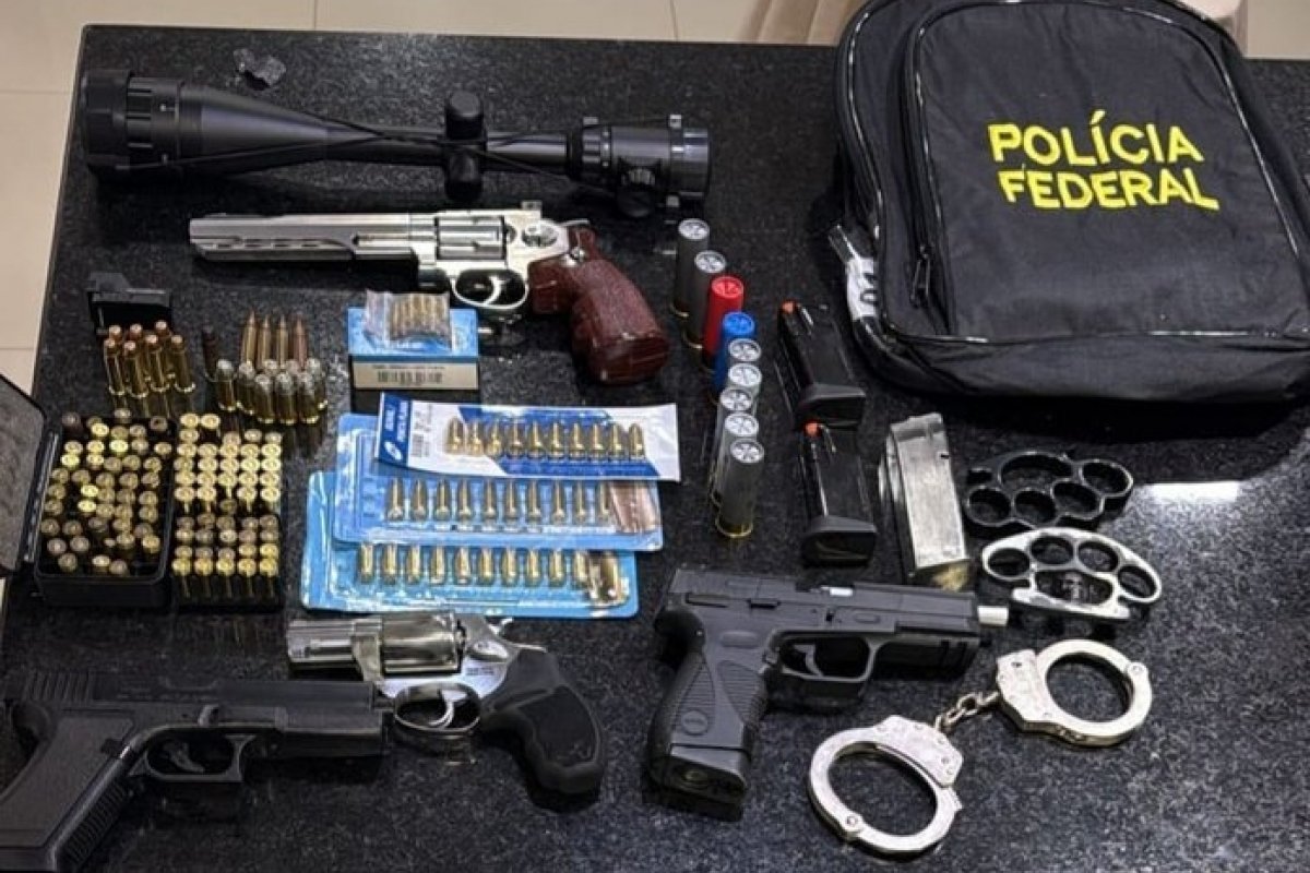 Grupo criminoso especializado em tráfico internacional de armas é alvo de operação da Polícia Federal 