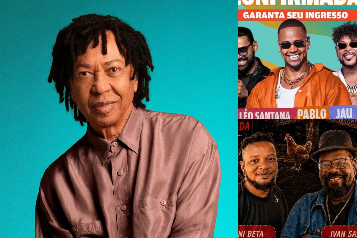 Djavan, PaGGodin e show de Stand-UP ‘Encruzilhadas’: confira a agenda cultural deste final de semana