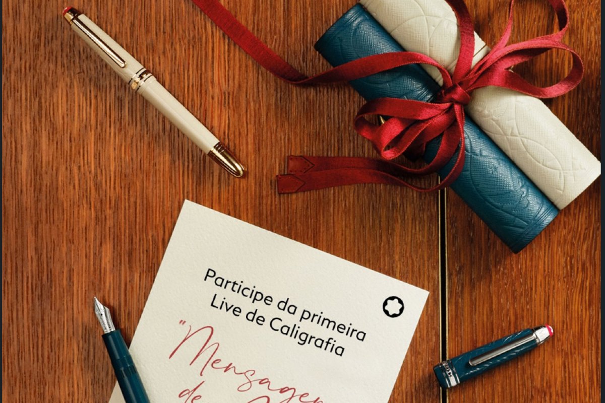 Montblanc realiza Live aberta para celebrar o poder das mensagens de amor escritas à mão!  