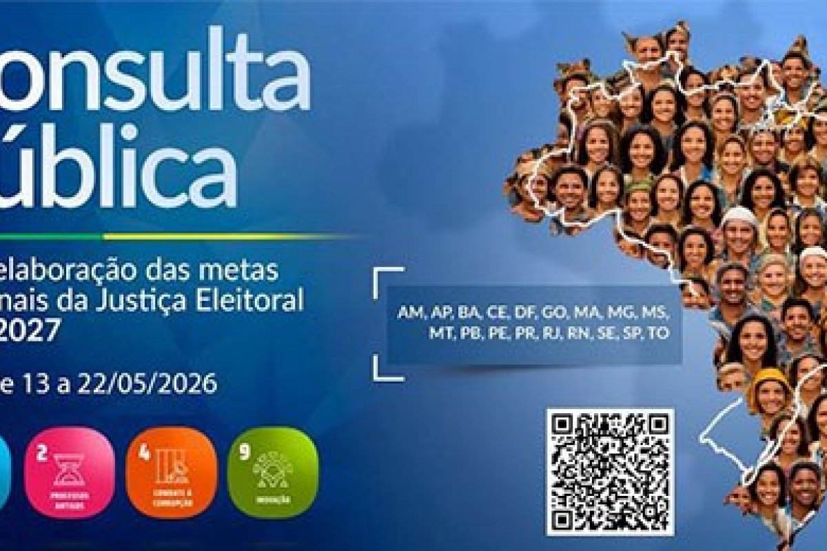Consulta pública na Bahia para metas nacionais da Justiça Eleitoral termina nesta sexta (22)