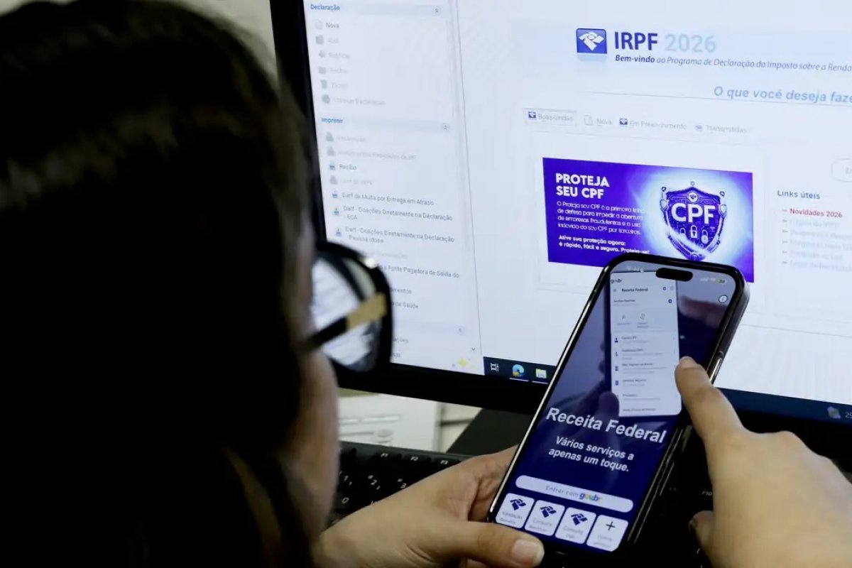Faltando 6 dias, 13,3 milhões de brasileiros ainda não enviaram IR 2026