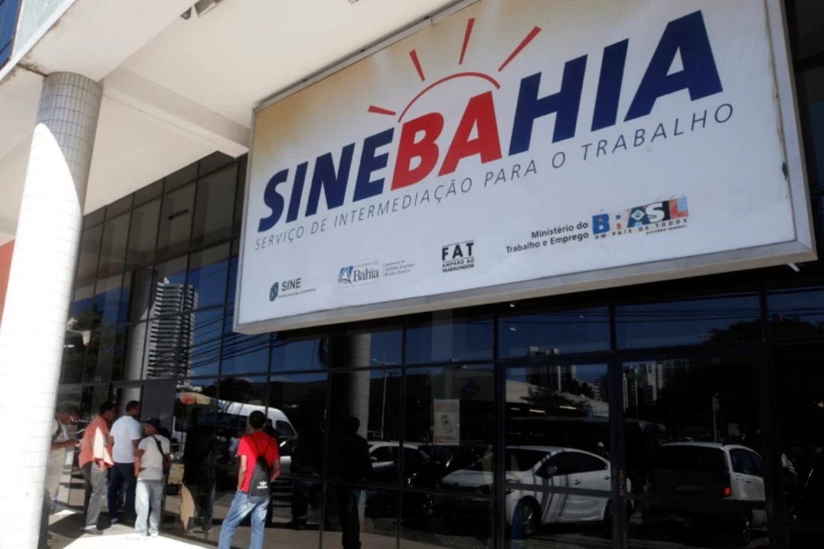 SineBahia oferta vagas de emprego nesta segunda-feira (25)