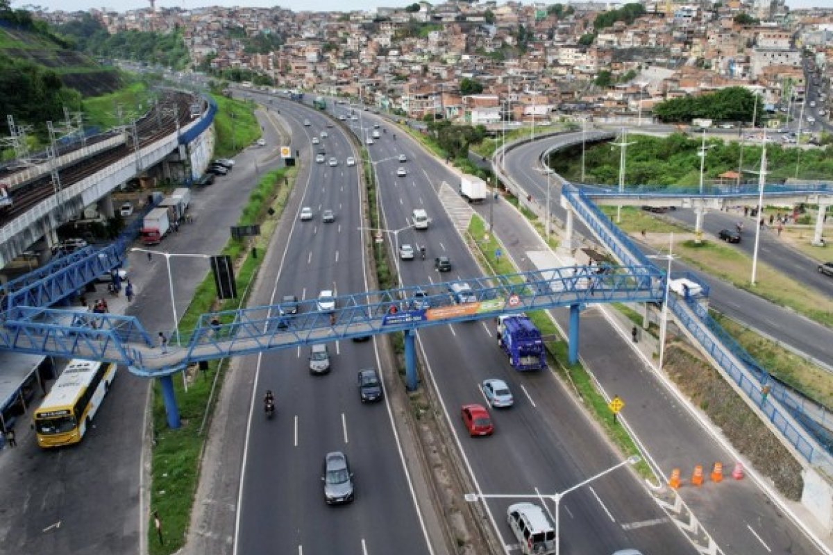 BR 324 sofrerá alterações temporárias no tráfego para obras do VLT; veja mudanças