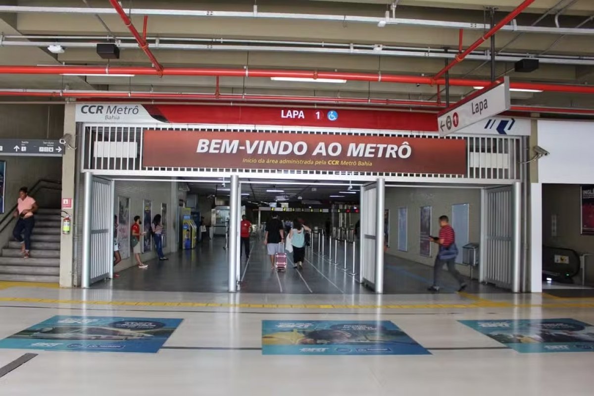 Adolescente é vitíma de estupro na estação do metrô Lapa em Salvador