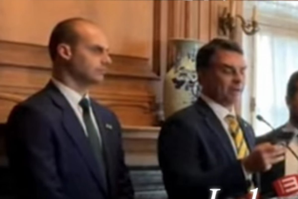 Vídeo: “Enquanto Lula veio à Casa Branca fazer lobby para traficante, eu vim fazer exatamente o contrário”, diz Flávio Bolsonaro em encontro com Donald Trump