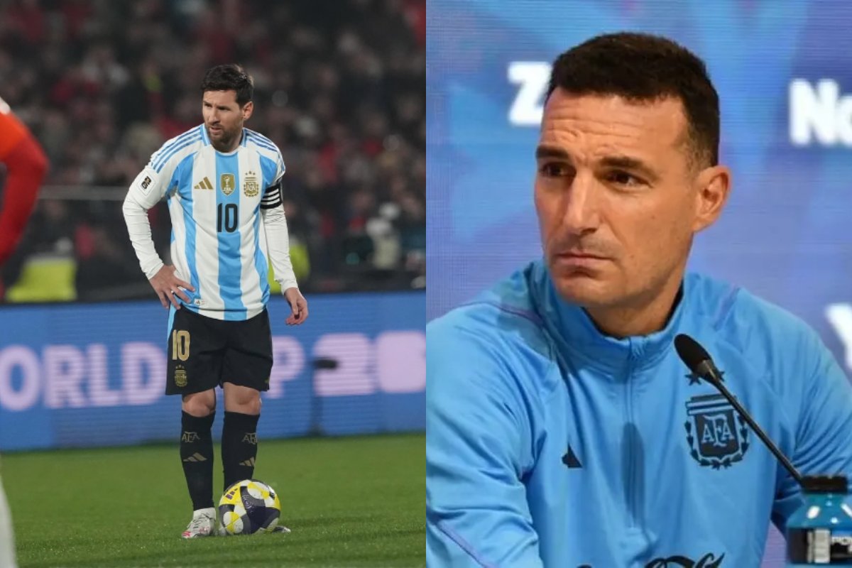Técnico da Seleção Argentina adota cautela sobre situação física de Messi