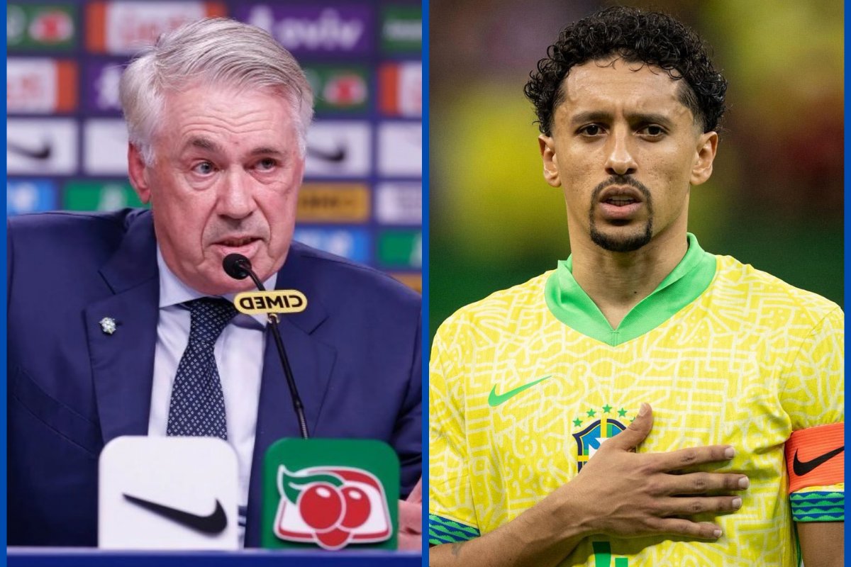 Ancelloti define Marquinhos como capitão da Seleção Brasileira na Copa do Mundo