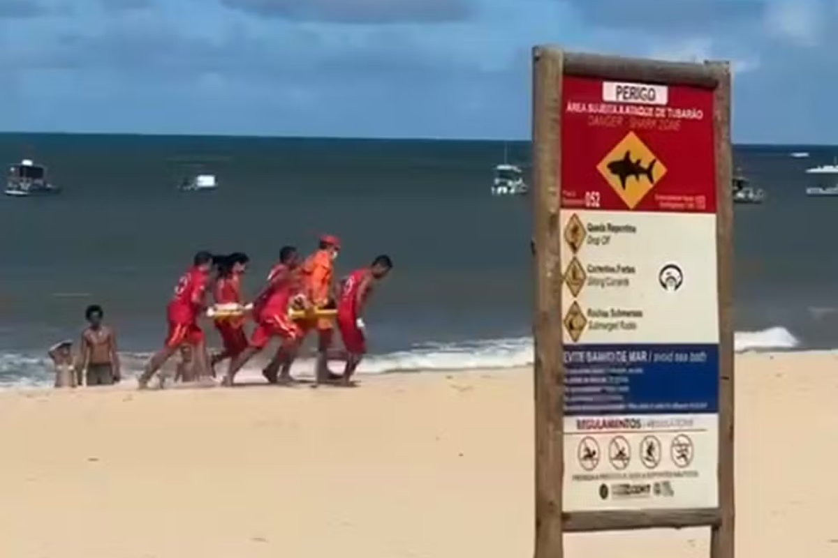  Menino de 11 anos é atacado por tubarão em Jaboatão dos Guararapes (PE)