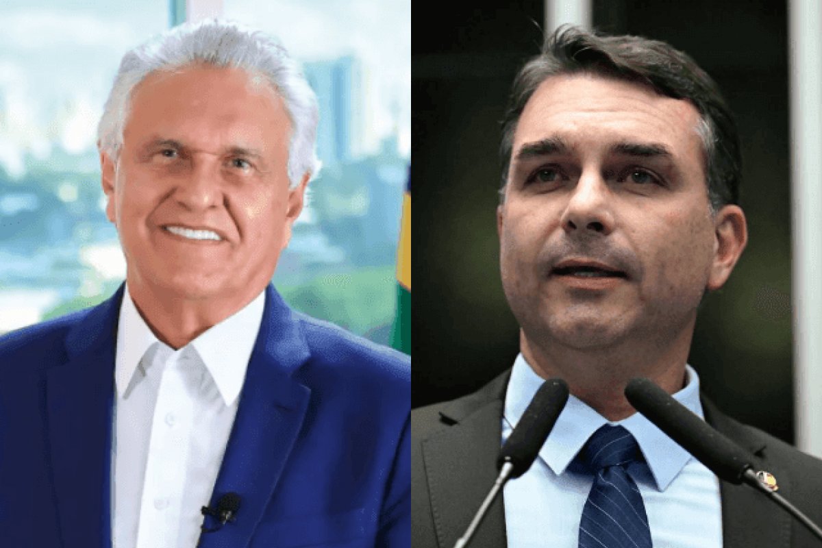 Eleições 2026: Caiado diz que Flávio 'perdeu a condição' de derrotar Lula e se coloca como 'melhor' opção 