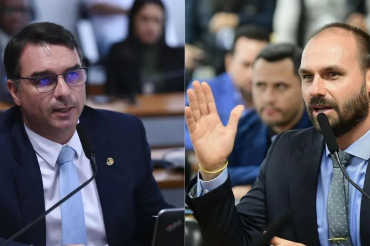 Vídeo: Flávio Bolsonaro chama condenação de Eduardo pelo STF de "vingança" de Moraes