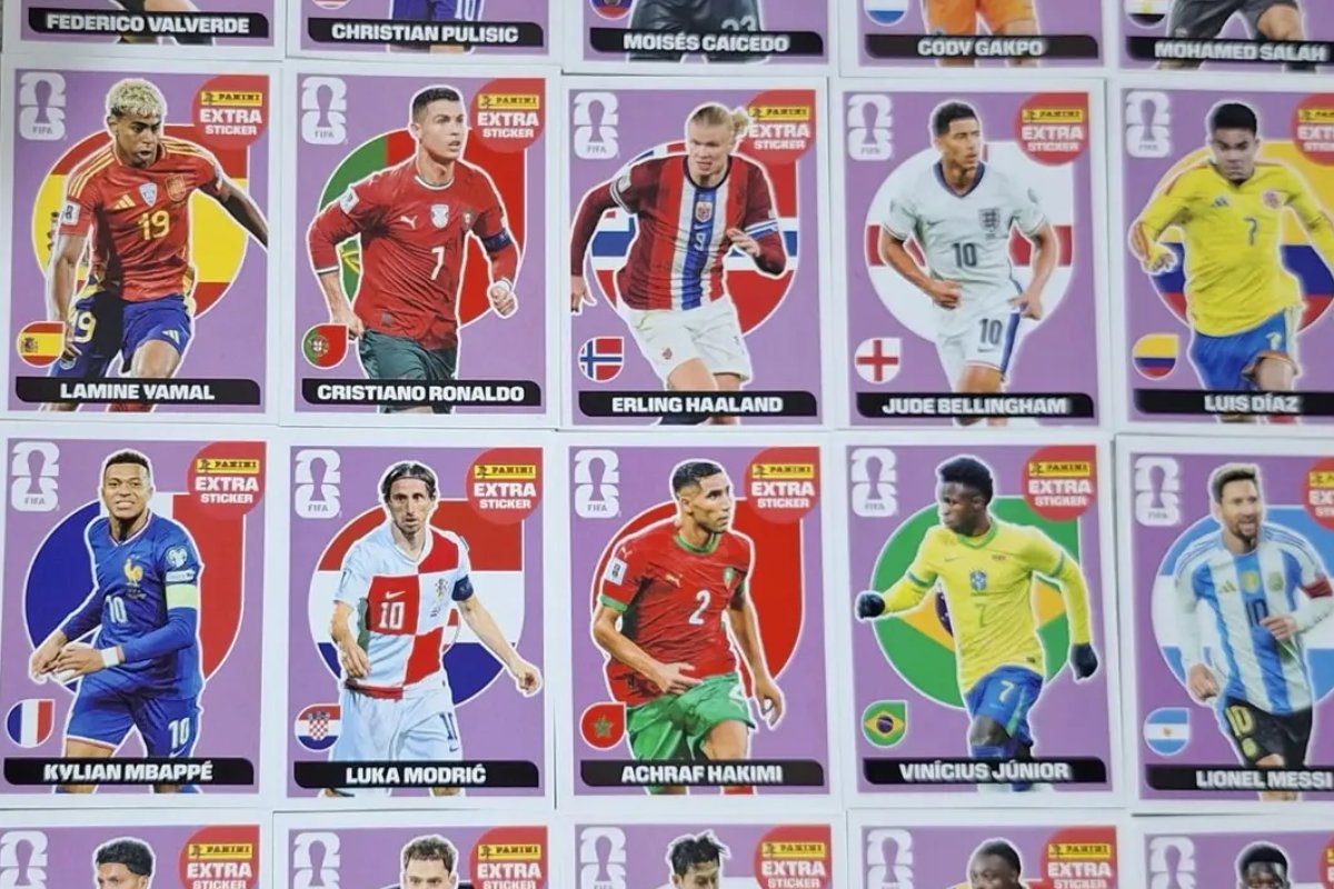 Figurinhas de craques da Copa custam mais de R$ 1.000 na venda avulsa