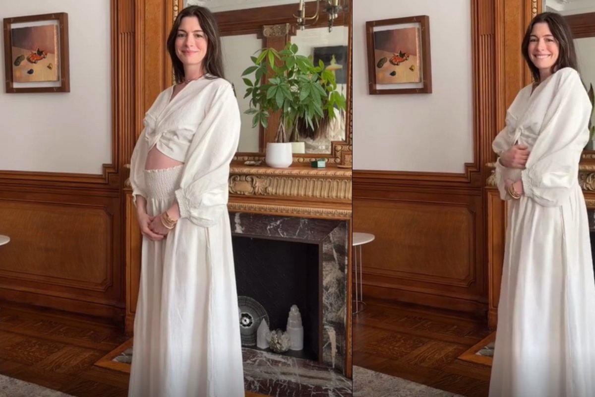 Atriz Anne Hathaway anuncia gravidez do terceiro filho