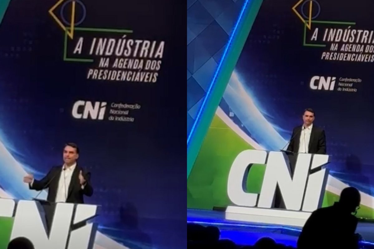 Vídeo: "Brasil voltará a estar entre sete maiores economias do mundo", promete Flávio Bolsonaro se eleito