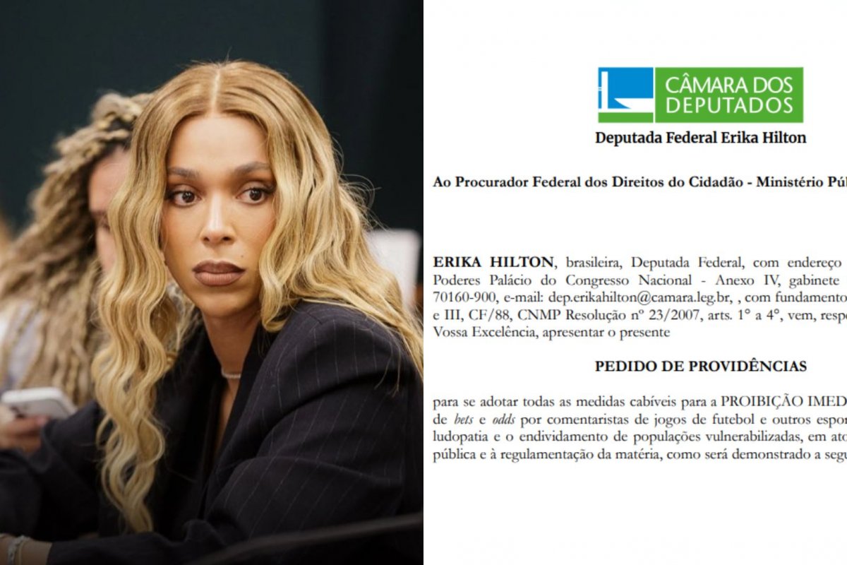 Erika Hilton aciona MPF para proibir comentaristas de divulgar bets durante a Copa