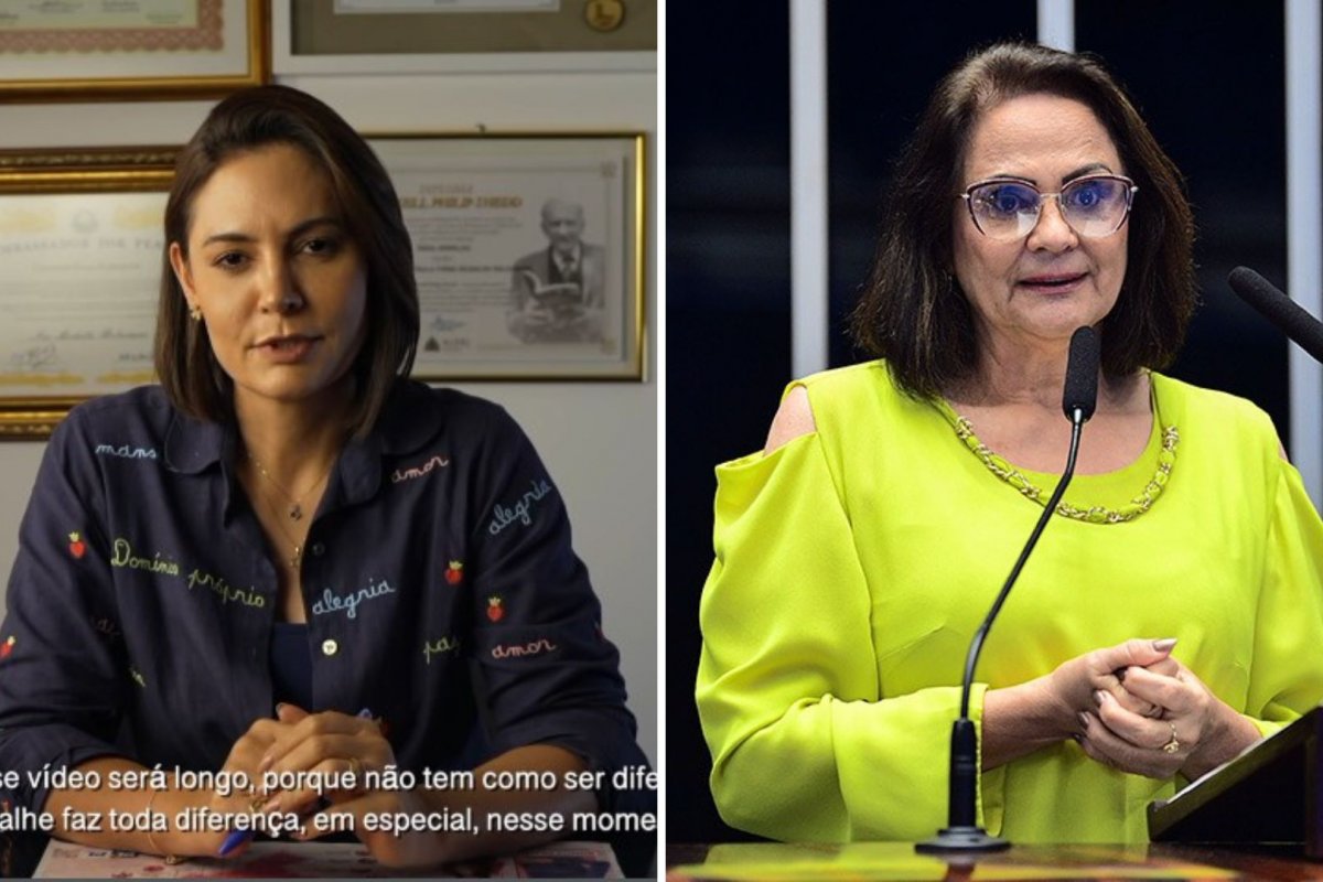 Damares acusa "turma" de Eduardo Bolsonaro de orquestrar ataques na internet contra Michelle