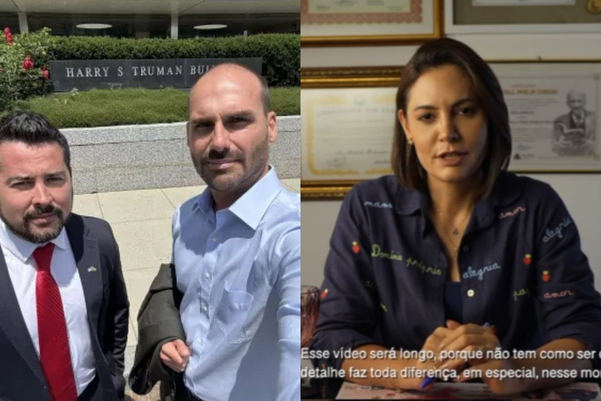 Vídeo: "Tigrona com o Flávio Bolsonaro e tchutchuca com Alexandre de Moraes", diz Paulo Figueiredo sobre Michelle Bolsonaro