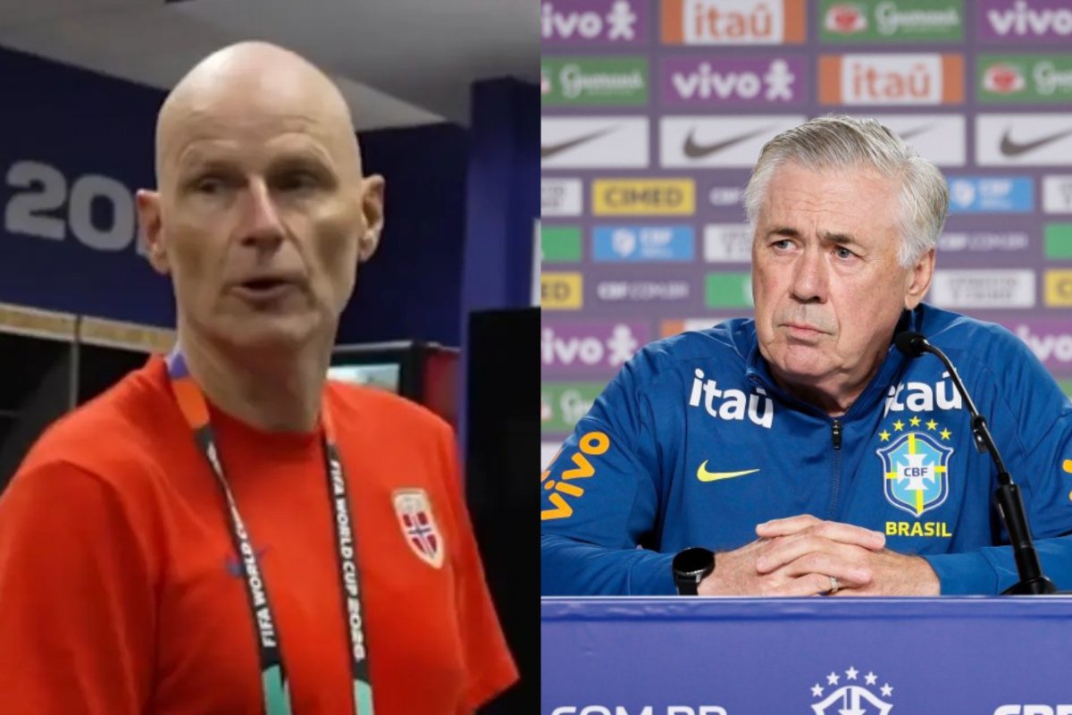 Técnico da Noruega manda recado para Ancelotti: "Vamos atrás de você"