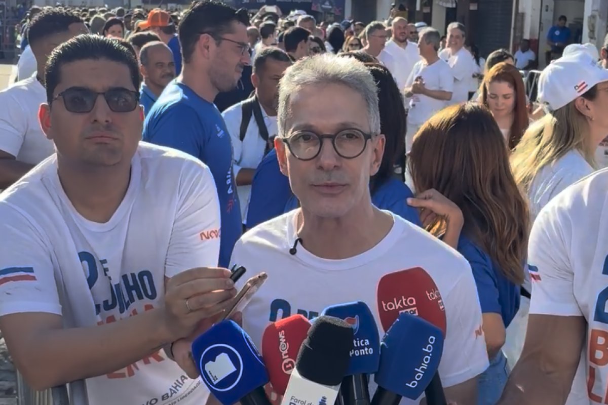 Vídeo: "O PT está destruindo a Bahia e o Brasil", diz Zema ao declarar apoio a ACM Neto