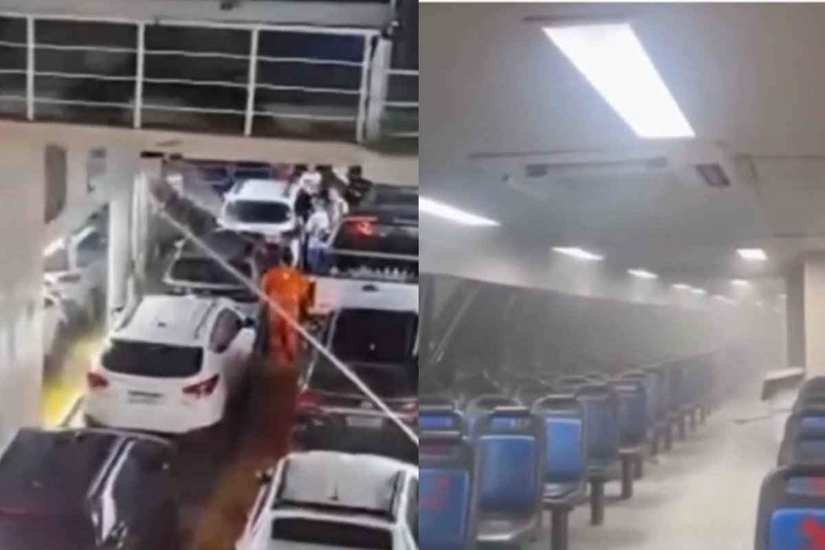 Vídeo: Ferry-boat Ivete Sangalo tem princípio de incêndio durante travessia de Salvador-Itaparica