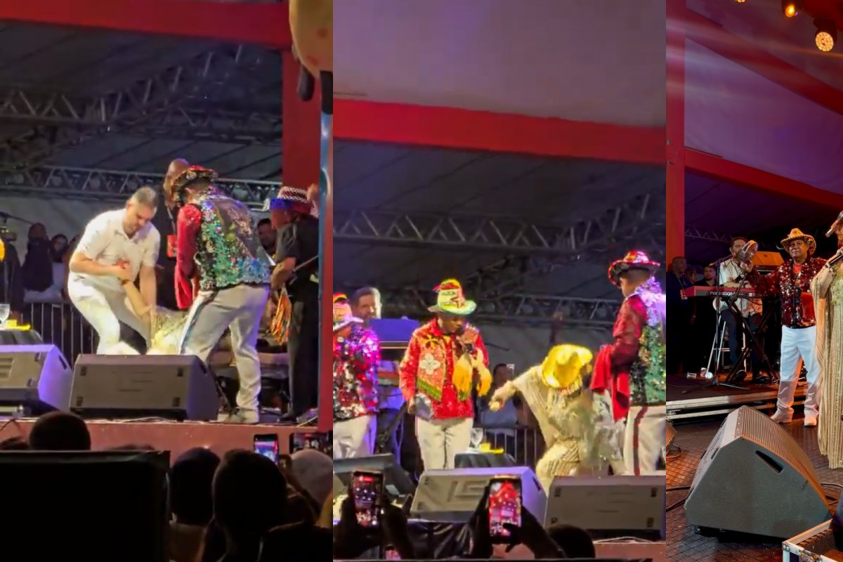 Vídeo: Alcione cai no palco e 'dá a volta por cima' durante Show em São Luís