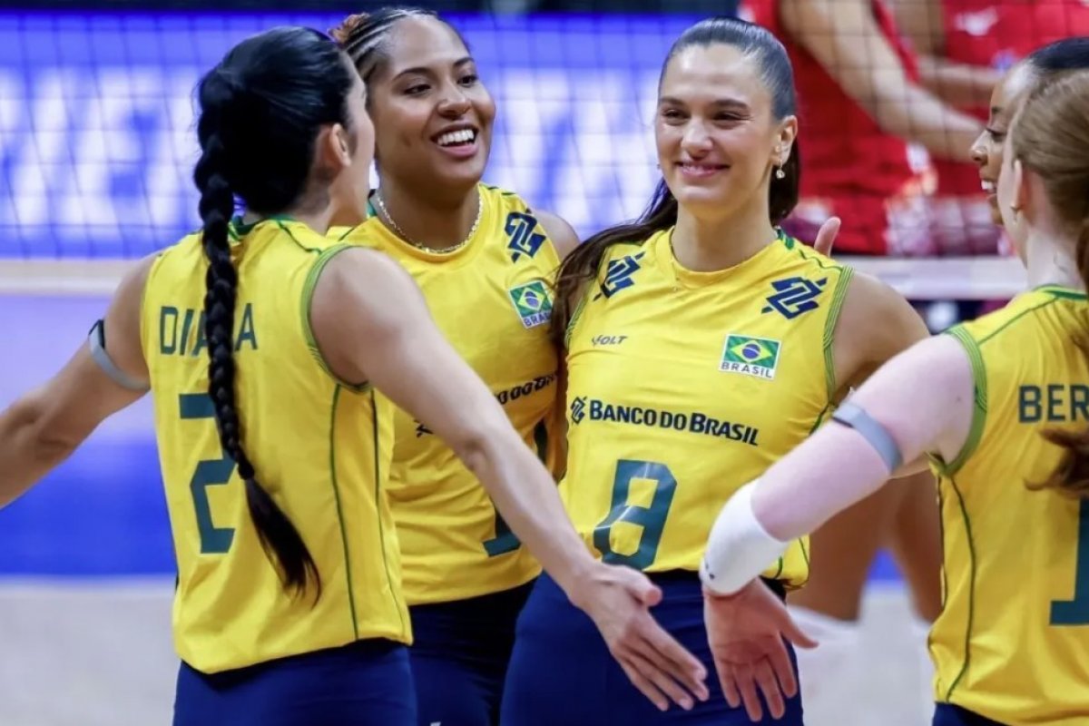 Brasil supera o Japão por 3 sets a 1 pela Liga das Nações