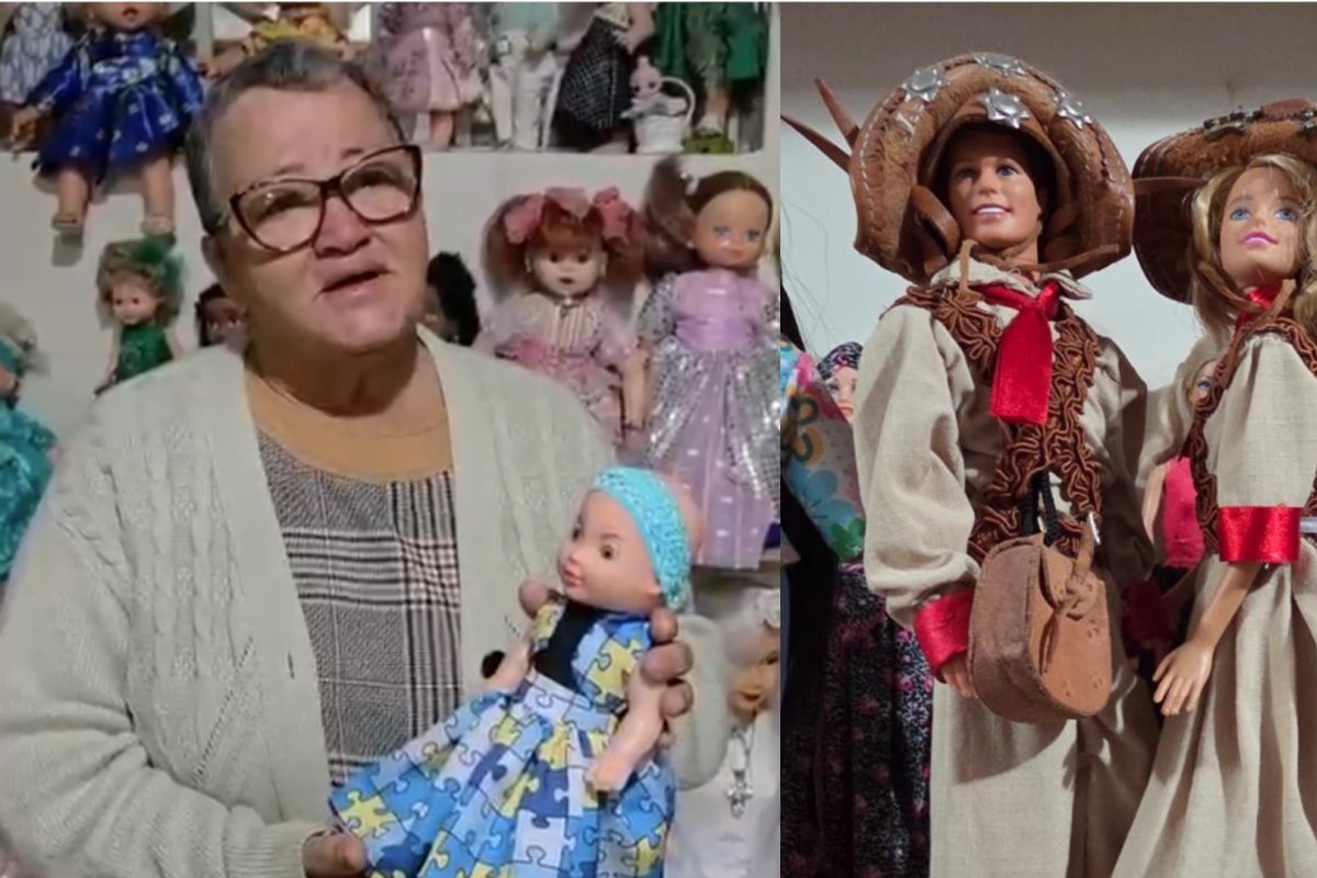 Vídeo: Conheça a história de Dona Chica, idosa que encontrou nas bonecas uma forma de conviver com a depressão
