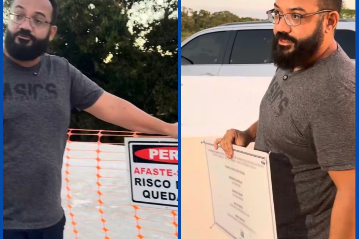 Vídeo: deputado Leandro de Jesus é alvo de denúncia PGE após retirar placa de rodovia