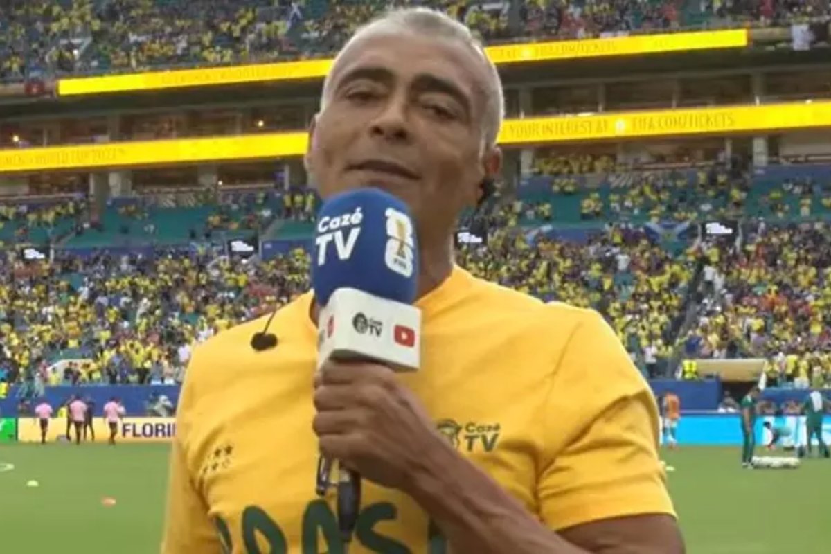 Justiça determina penhora de valores que Romário tem a receber da CazéTV por dívida de R$ 32,4 milhões