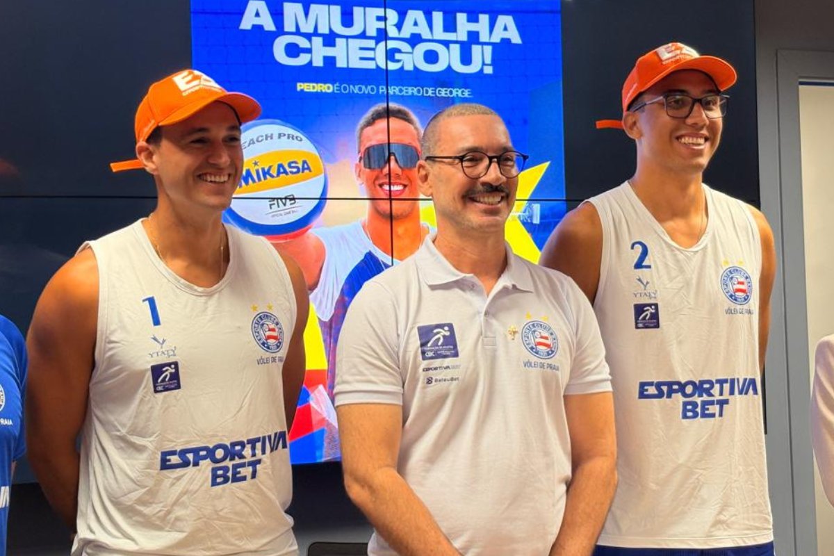Bahia Associação anuncia Pedro Oliveira para formar dupla com George Wanderley no vôlei de praia