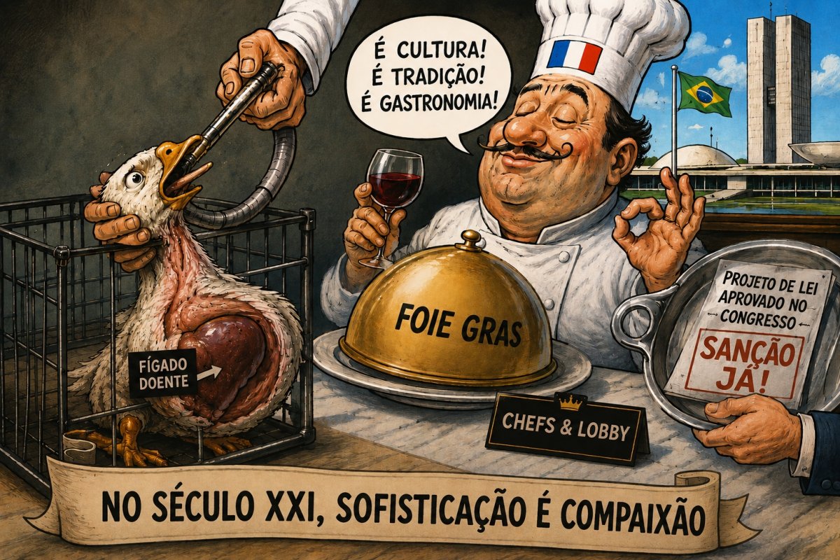 Fim do foie gras no Brasil? Projeto aprovado no Congresso abre debate ético e sofre pressão da França!