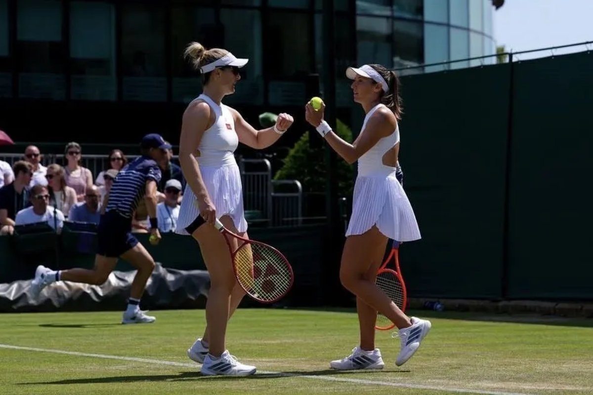 Luisa Stefani e canadense perdem final de duplas em Wimbledon