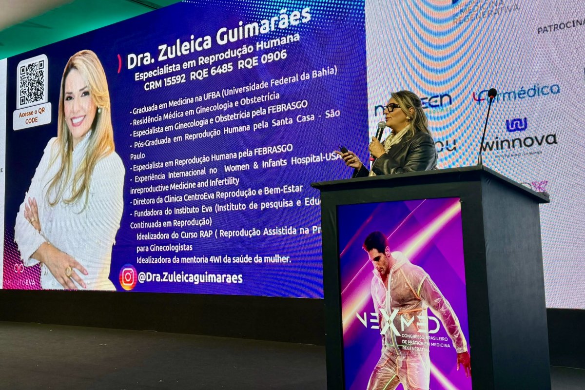 Médica é destaque em congresso nacional de medicina regenerativa! 