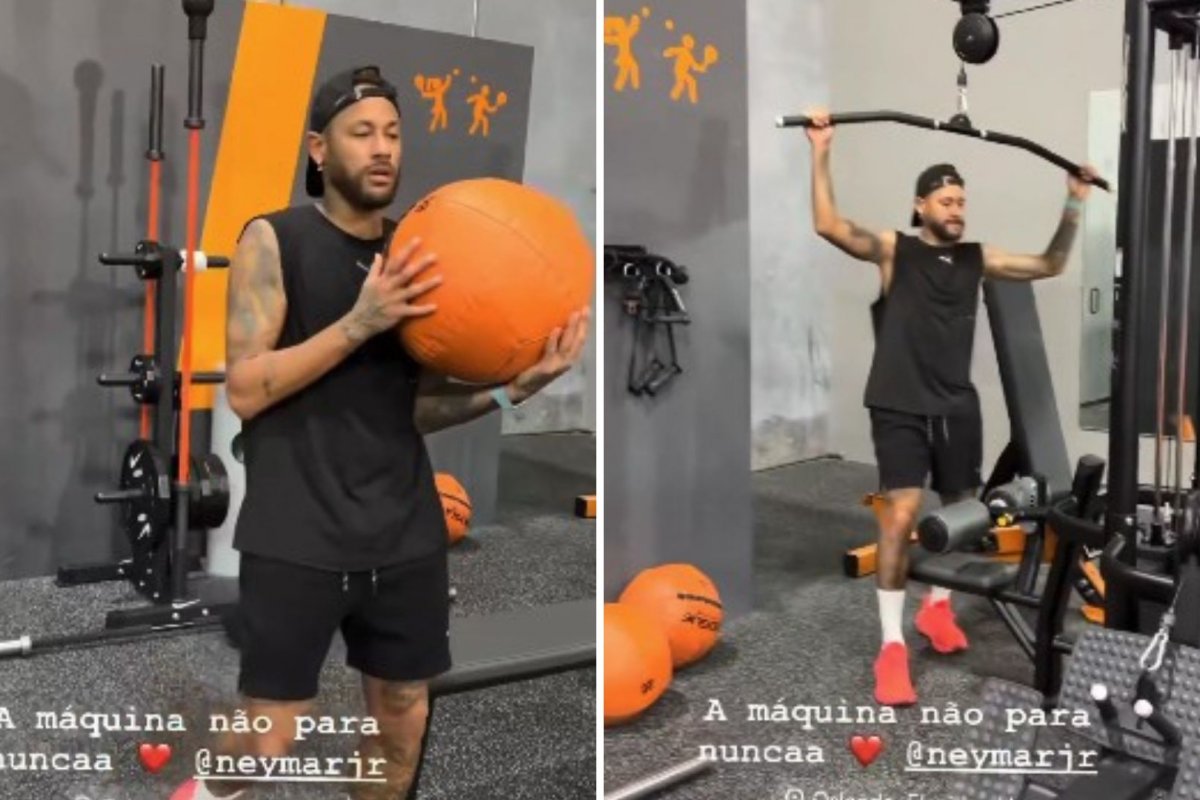 Vídeo: Após eliminação do Brasil na Copa, Neymar posta vídeo fazendo exercício de forma "diferente"