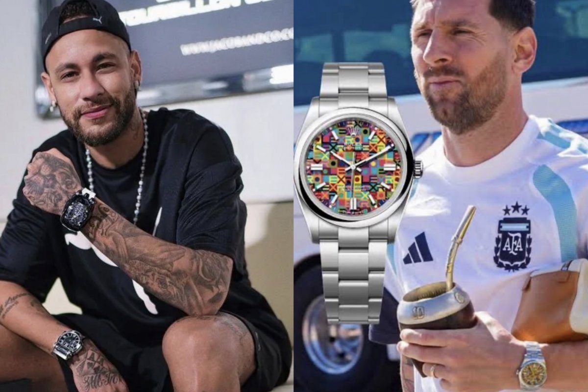 O que Neymar e Messi compram quando investem milhões em um relógio!