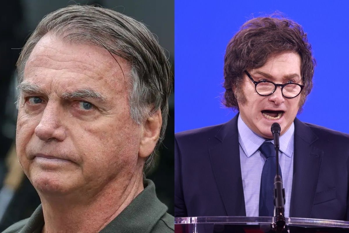 Bolsonaro pede autorização para receber Milei na prisão domiciliar