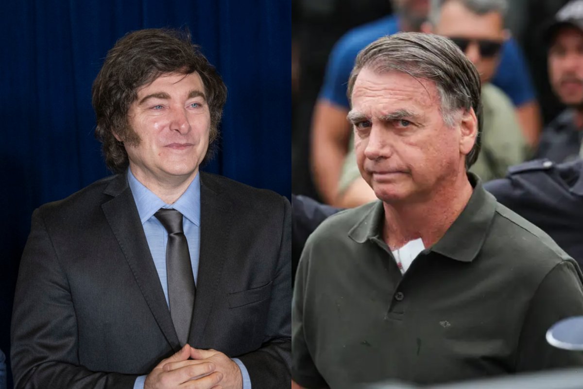 Moraes nega pedido para que Javier Milei visite Bolsonaro durante prisão domiciliar