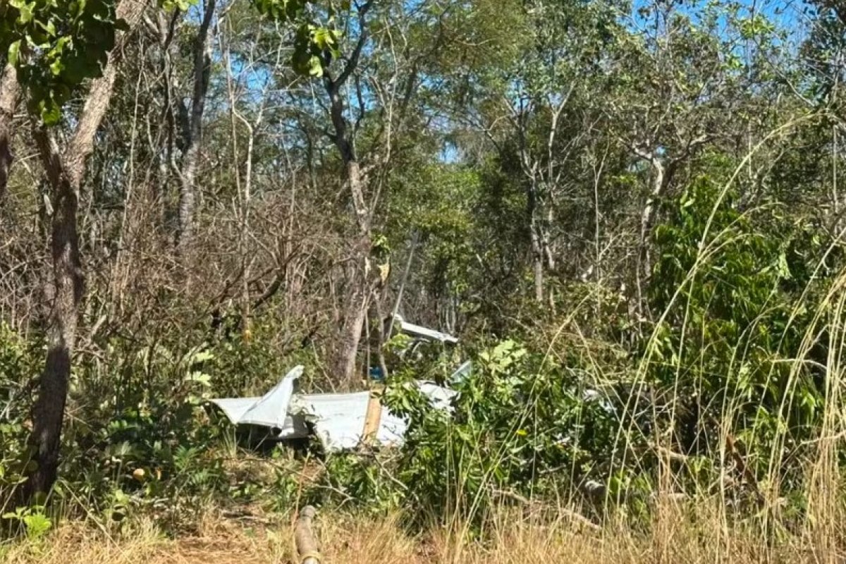 Avião de pequeno porte cai e deixa duas pessoas mortas no Tocantins