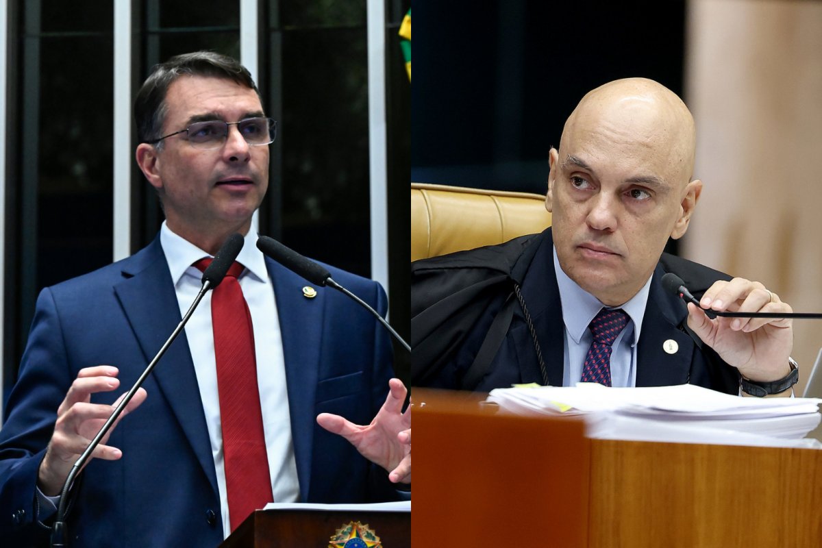 Flávio Bolsonaro critica restrições impostas por Moraes e diz que não vai "abaixar a cabeça para tirano nenhum"