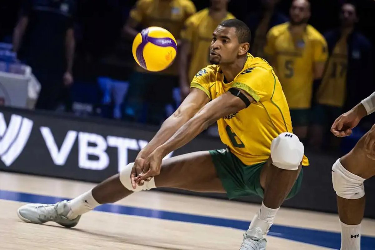 Inédito: Brasil cai na 1ª fase da Liga das Nações de vôlei masculino