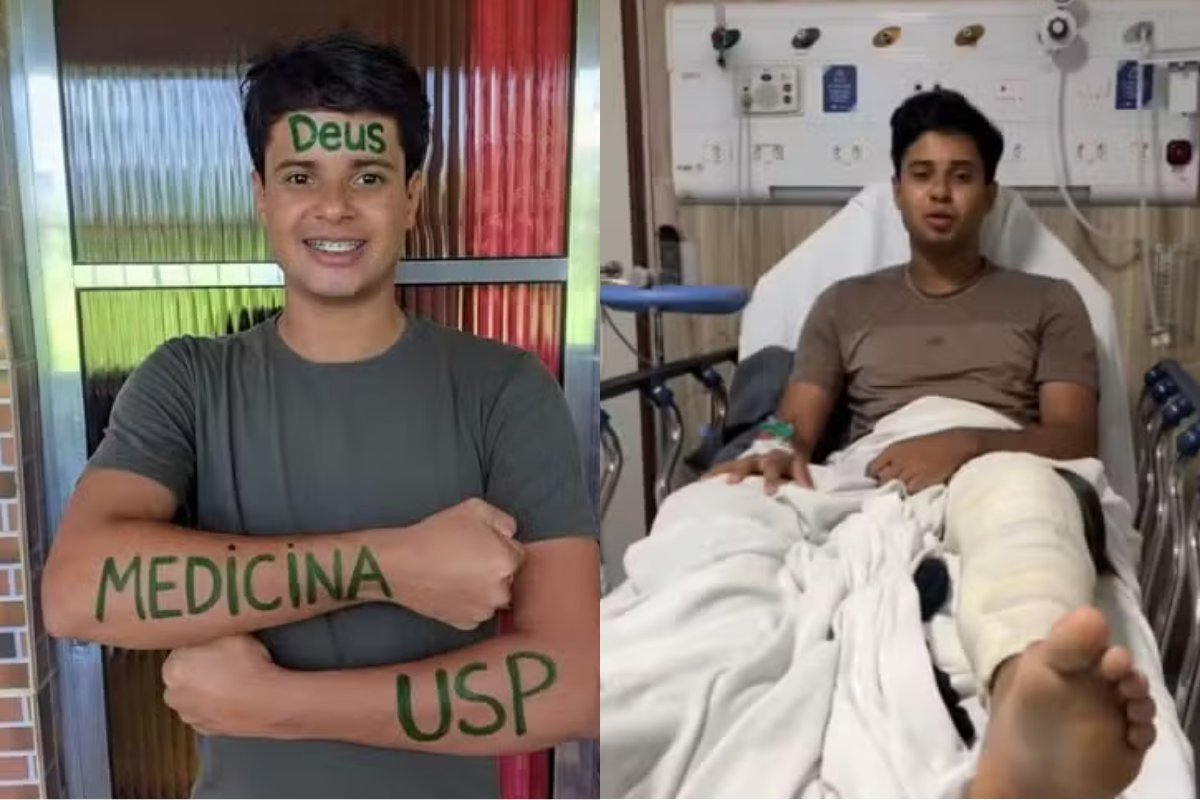 Estudante baiano aprovado em 1º lugar em Medicina na USP deixa a UTI após internamento