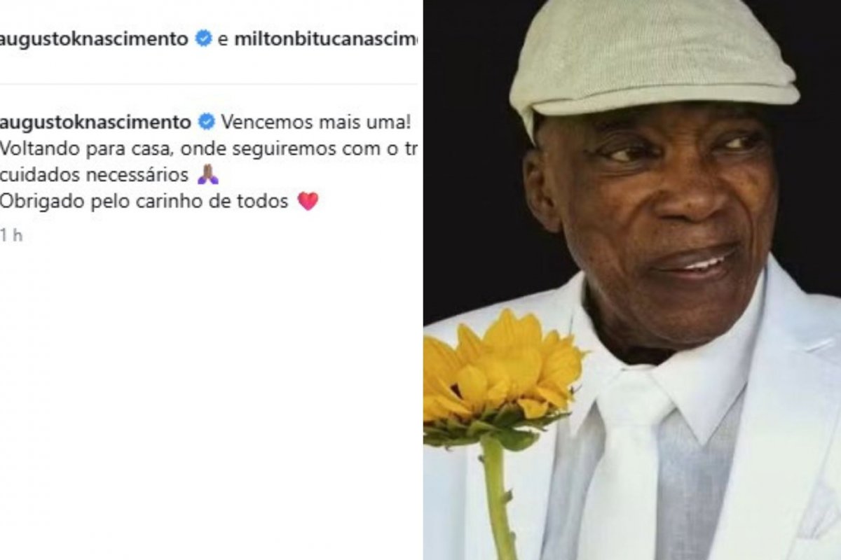 Milton Nascimento recebe alta após cinco dias internado
