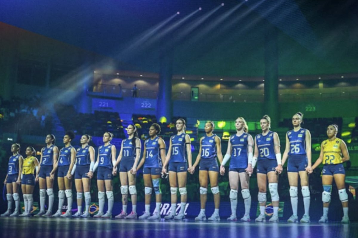 De virada, Brasil vence Japão e avança à semifinal da VNL; próximo adversário é a Itália
