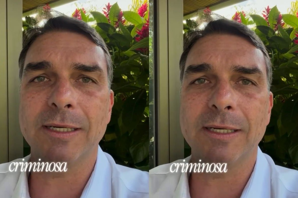 Vídeo: Flávio chama de "criminosa" reportagem que revelou notas fiscais emitidas por ele para empresas de Vorcaro