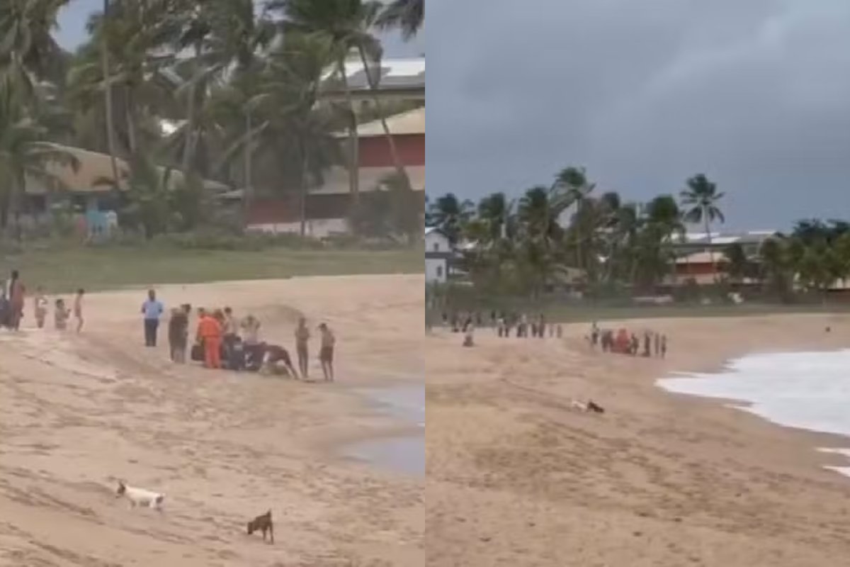 Gerente de banco morre após resgatar filho e sobrinho de afogamento em praia na Bahia