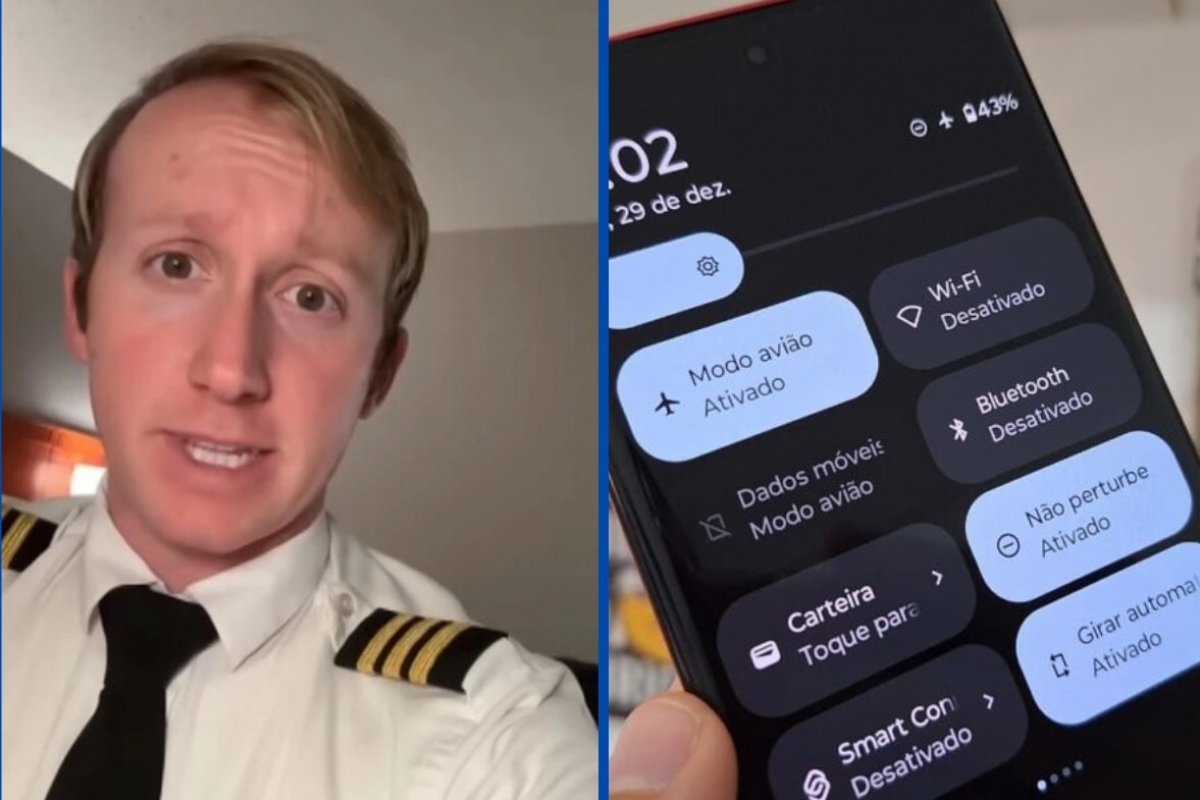 Piloto explica por que celulares devem ficar em "modo avião" durante voos